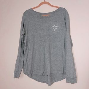 Gray Long Sleeve Indiana Tee